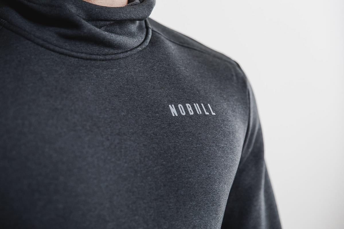 Nobull Performance Men's Hoodie Deep Grey | Australia (EV2301)